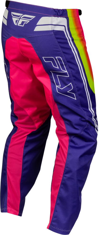 F 16 Raze Pants Purple/Pink/Yellow Sz 46