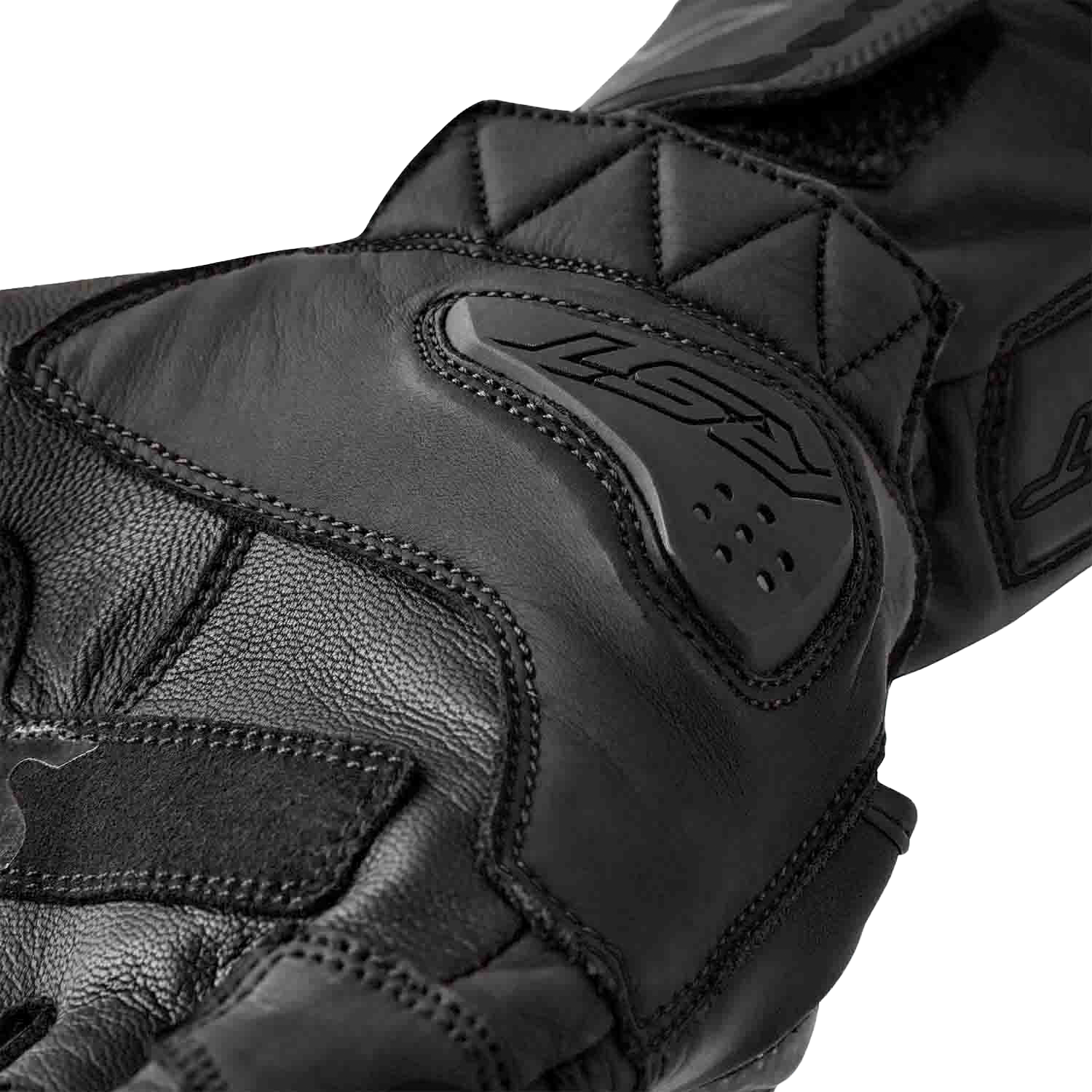 RST S1 Leather Gloves for Men and Women - Black, Size XL