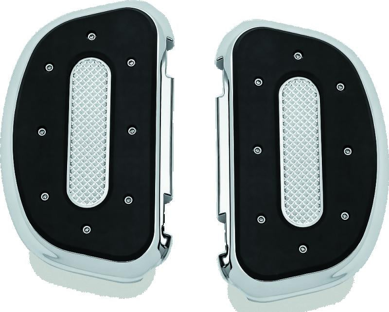 Kuryakyn Heavy Industry Driver Boards for Harley Davidson Touring Models - Chrome Part #7043