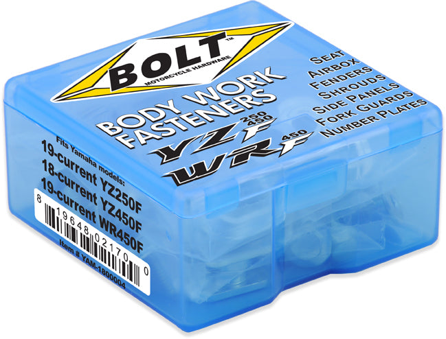BOLT Full Plastic Fastener Kit for Yamaha YZ250F, YZ450F, WR Series Models – OEM Quality Replacement Hardware