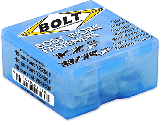 BOLT Full Plastic Fastener Kit for Yamaha YZ250F, YZ450F, WR Series Models – OEM Quality Replacement Hardware