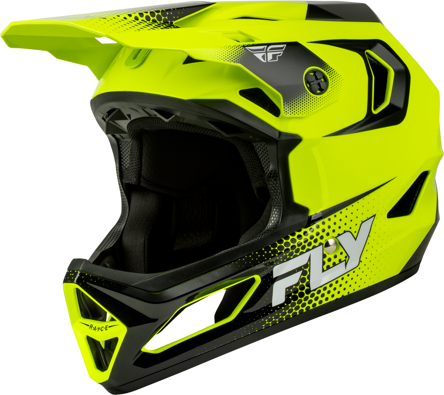 Fly Racing Rayce Sonar Bicycle Helmet Hi Vis/Black/White Large