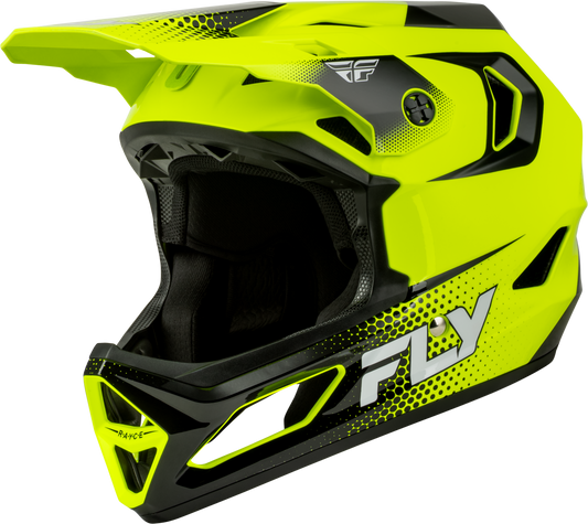 Fly Racing Rayce Sonar Bicycle Helmet Hi Vis/Black/White Large