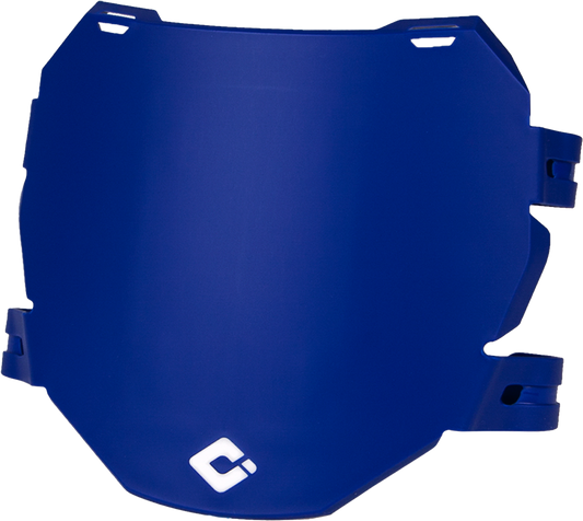 ODI Downhill/E Bike Number Plate Blue - Part D70DP-U for Enhanced Aero Performance and Visibility