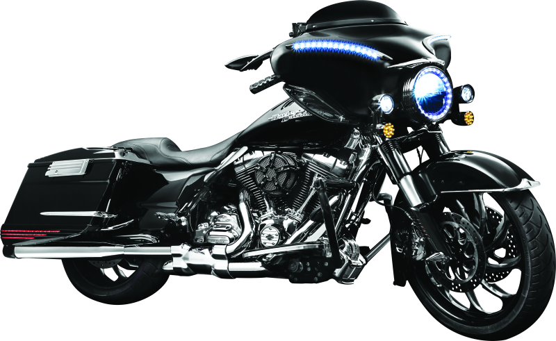 Kuryakyn Front Fender Side Trim Chrome for Harley Davidson Touring Models