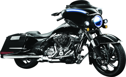 Kuryakyn Front Fender Side Trim Chrome for Harley Davidson Touring Models
