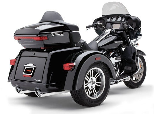 SLIP-ONS W/BILLET TIPS CHROME TRI-GLIDE 09-22