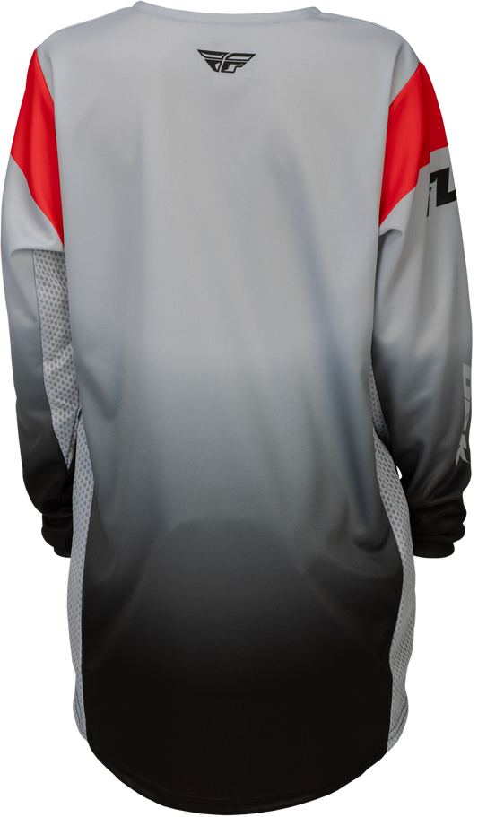 FLY RACING YOUTH KINETIC DBK JERSEY GREY/BLACK/RED YL'YL