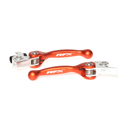 RFX FXFL 50600 55OR Flexible Lever Set for KTM, Husqvarna, and Gasoline Motorcycles