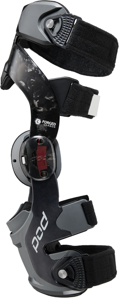 POD K8 3.0 Knee Brace Carbon Left - Advanced Carbon/Graphite Support with Adaptive Fit