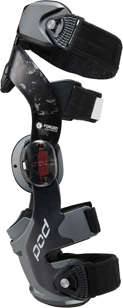 POD K8 3.0 Knee Brace Carbon Left - Lightweight Military-Grade Carbon Fiber Support