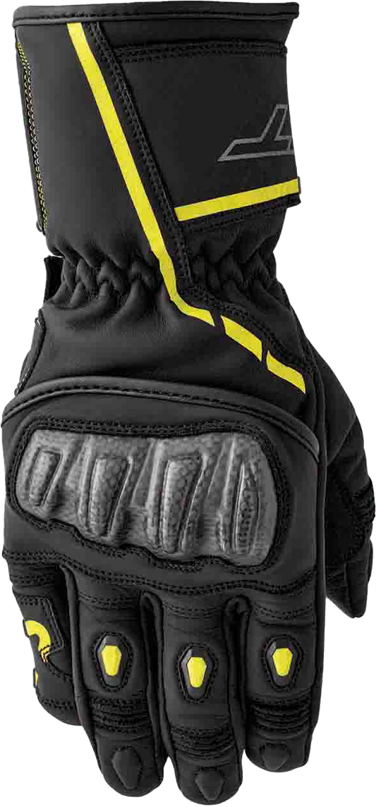 RST S1 Leather Gloves for Men and Women with Carbon Knuckle and TPR Finger Protection