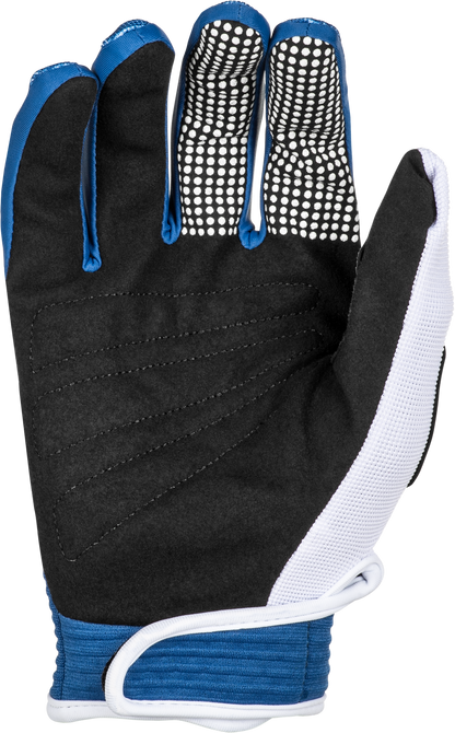 YOUTH F-16 GLOVES DARK BLUE/WHITE YXS