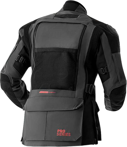 RST Ps Adventure D3O Jacket Grey/Black Textile – All-Weather Motorcycle Riding Gear