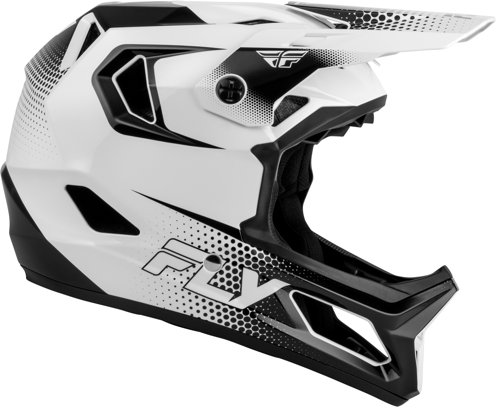 Fly Racing Rayce Sonar Bicycle Helmet - White/Black Large