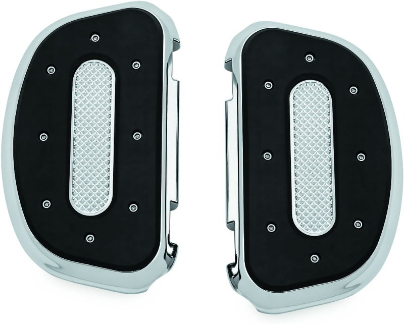 Kuryakyn Heavy Industry Driver Boards for Harley Davidson Touring Models - Chrome Part #7043