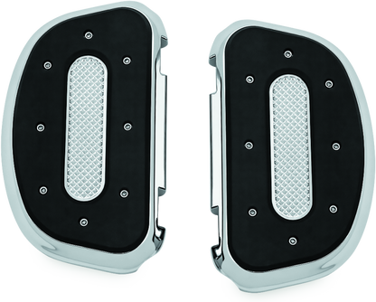 Kuryakyn Heavy Industry Driver Boards for Harley Davidson Touring Models - Chrome Part #7043