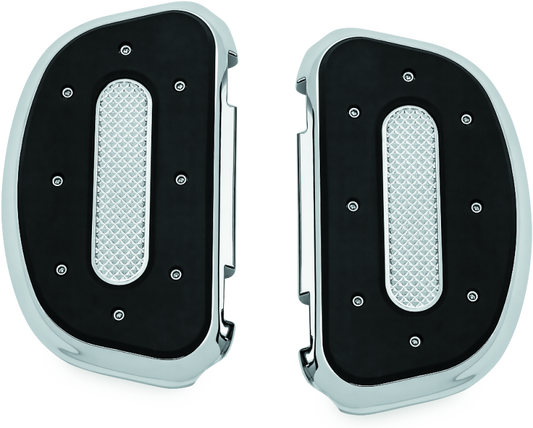 Kuryakyn Heavy Industry Driver Boards for Harley Davidson Touring Models - Chrome Part #7043