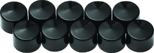 Kuryakyn Kool Kaps 5/16 Inch Allen Gloss Black - Bolt Cover Caps for Powersports