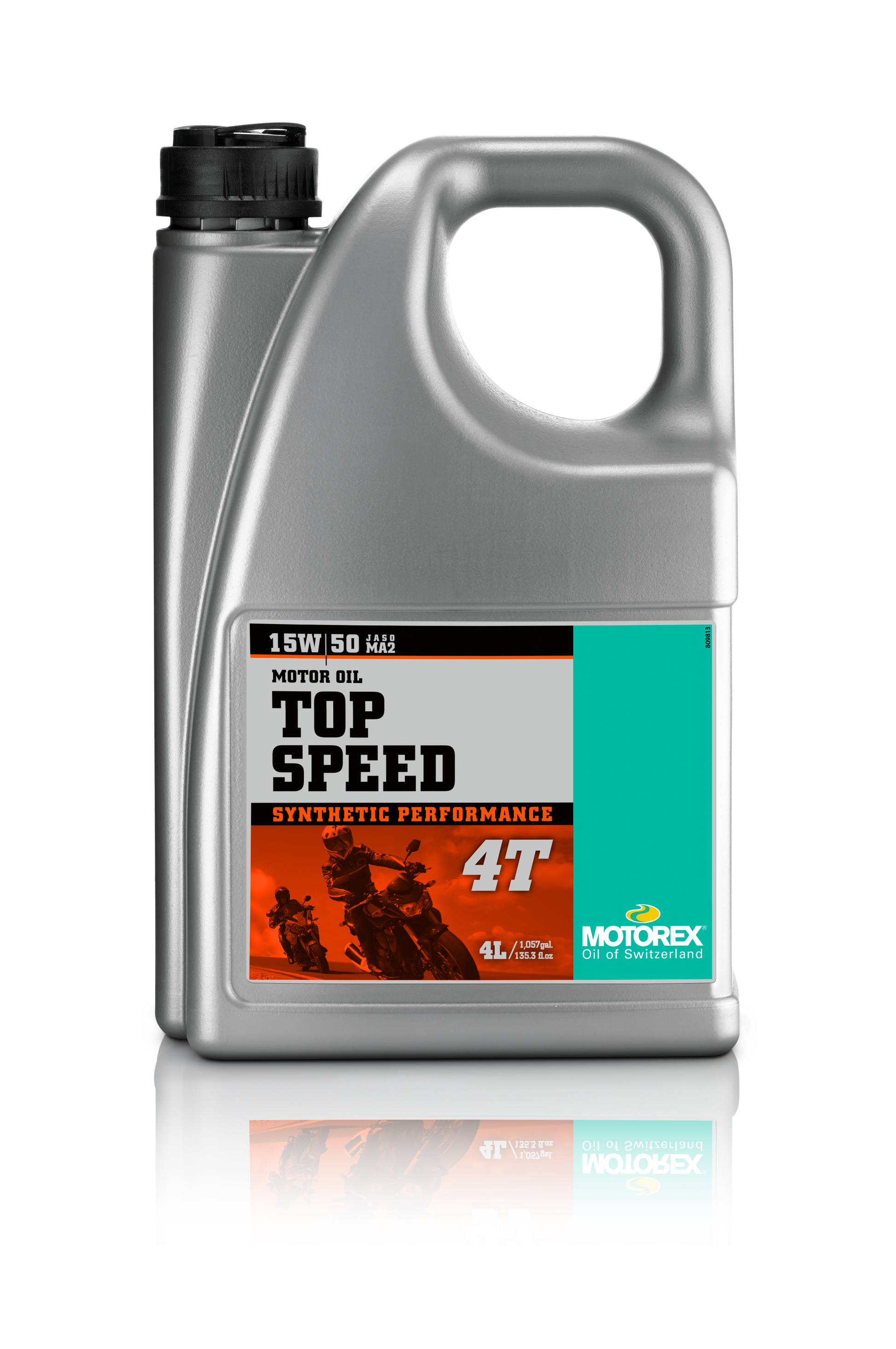 Top Speed Motor Oil 15w50  4t 4l (4/Case  Sold Ea)