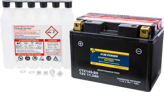 Fire Power Ctz14s-Bs Maintenance Free Sealed 12V Battery for Motorcycles and ATVs