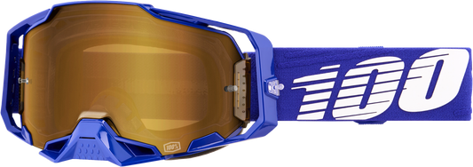 100-Percent Armega Goggle with Klein Mirror True Gold Lens