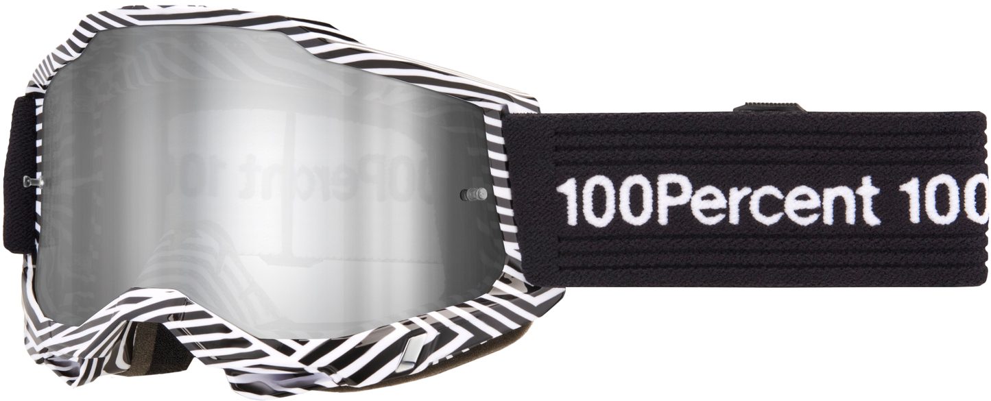 100-Percent Accuri 2 Goggle Samba Mirror Silver Lens - Performance Snow and MTB eyewear