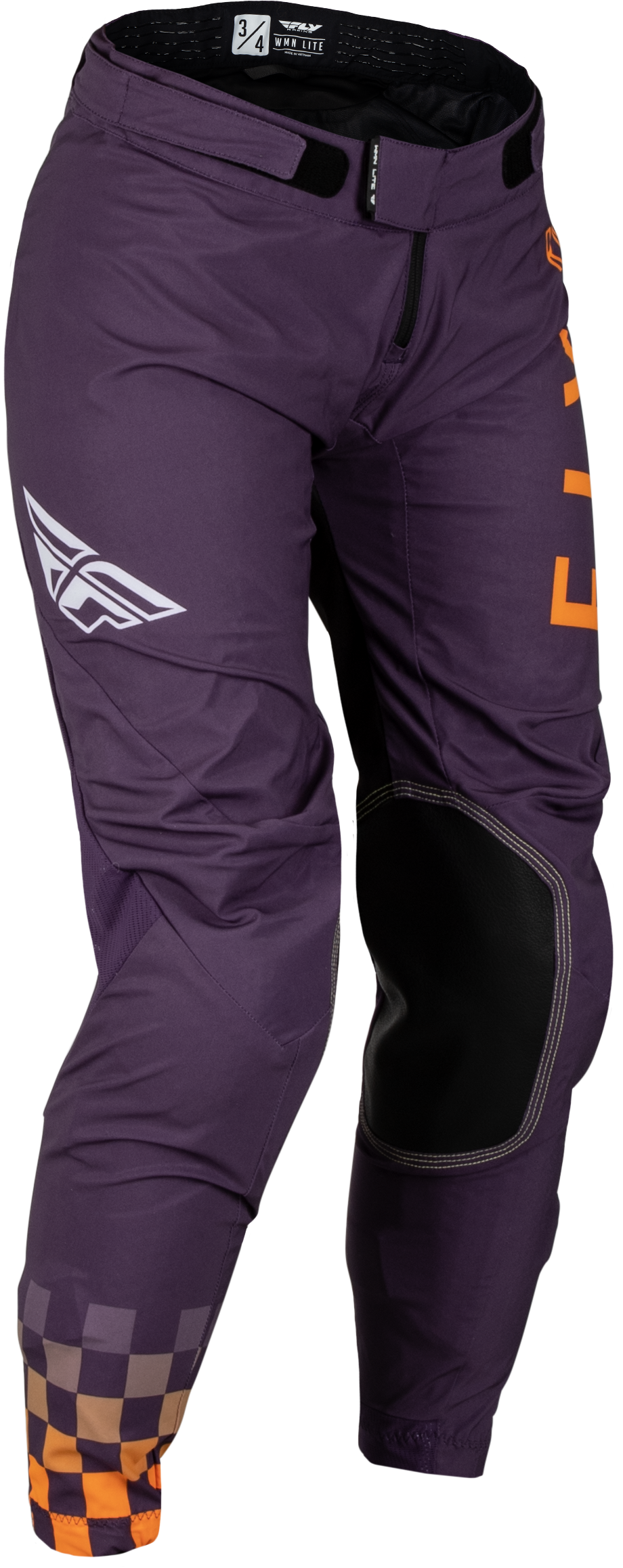 Fly Racing Women's Lite Pants Deep Purple/White/N Coral Size 0/2 – Lightweight Athletic Pants with Comfort Mesh Liner