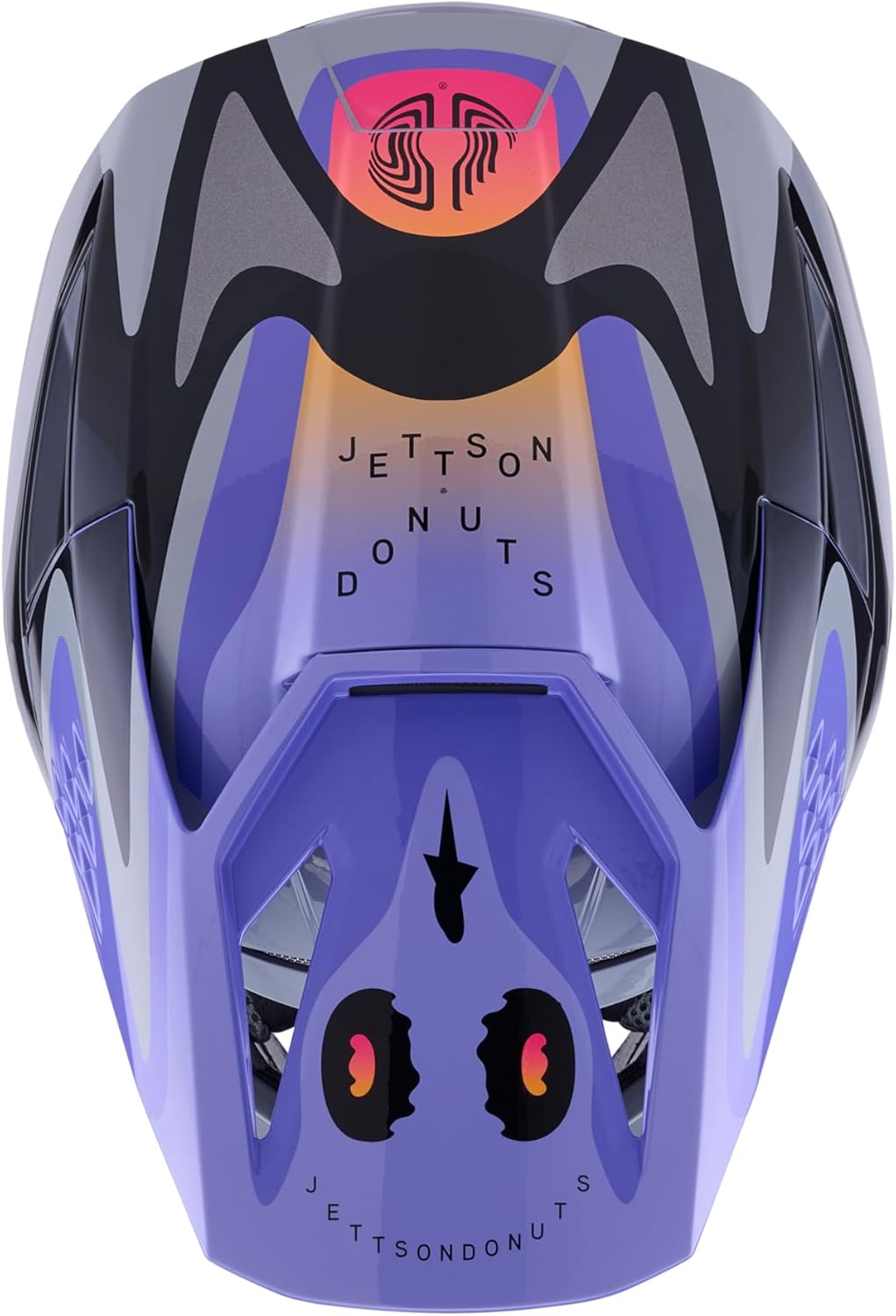 Alpinestars Jettson SM3 Helmet Adult/Youth Grey/Purple/Black Glossy