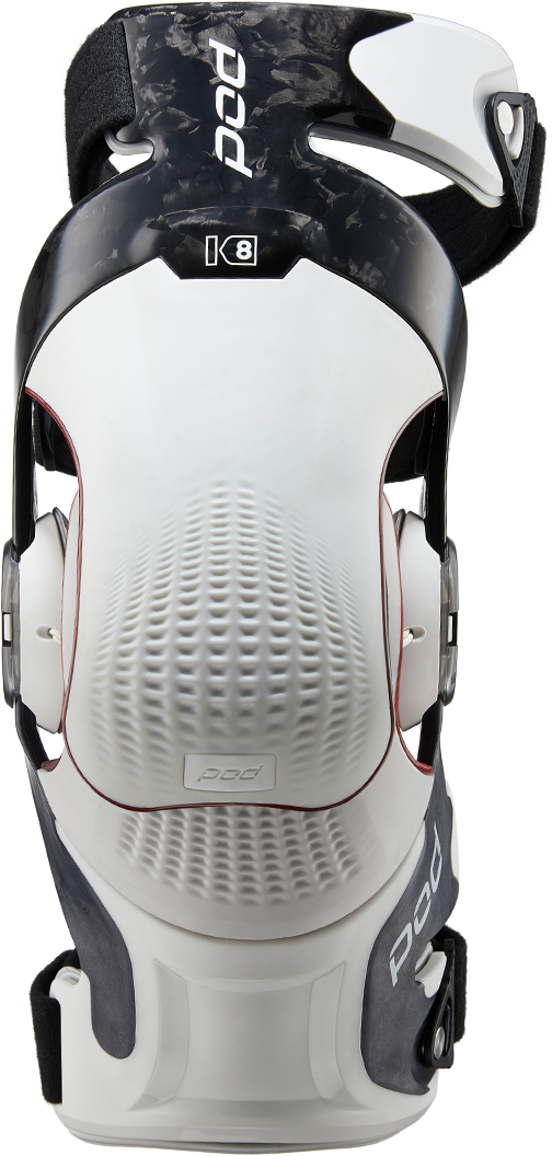 POD K8 3.0 Knee Brace Carbon Left Large - Lightweight & Adaptive Support with Impact Protection