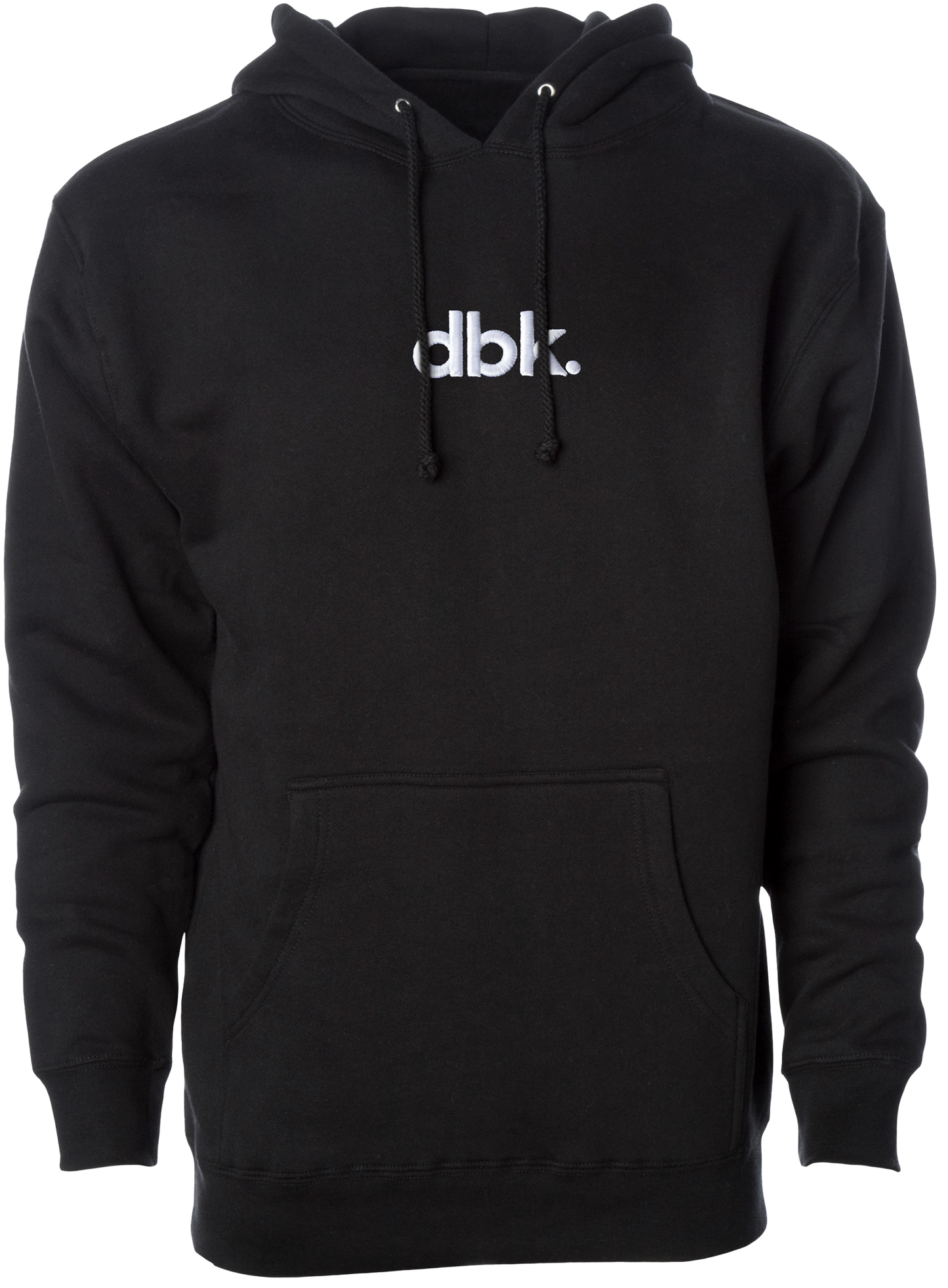 DBK Basics Hoodie in Black, 2X Size – Comfortable 10oz Cotton-Poly Blend