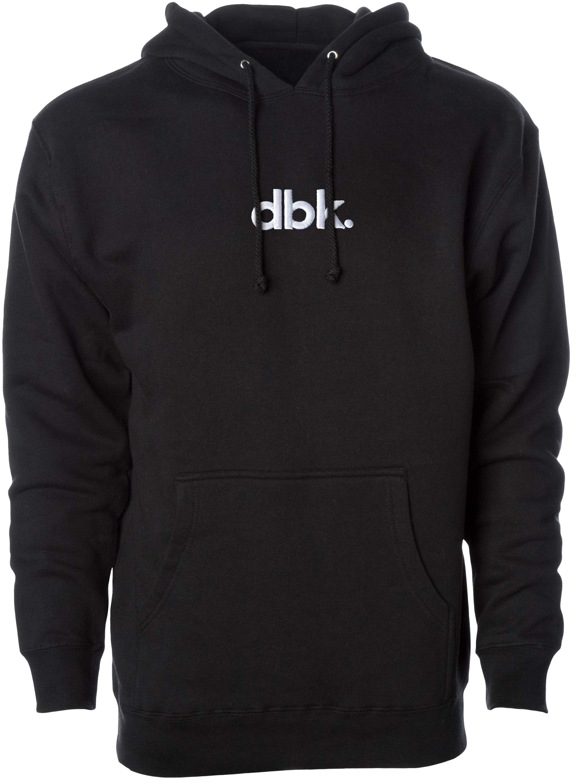 DBK Basics Hoodie in Black, 2X Size – Comfortable 10oz Cotton-Poly Blend