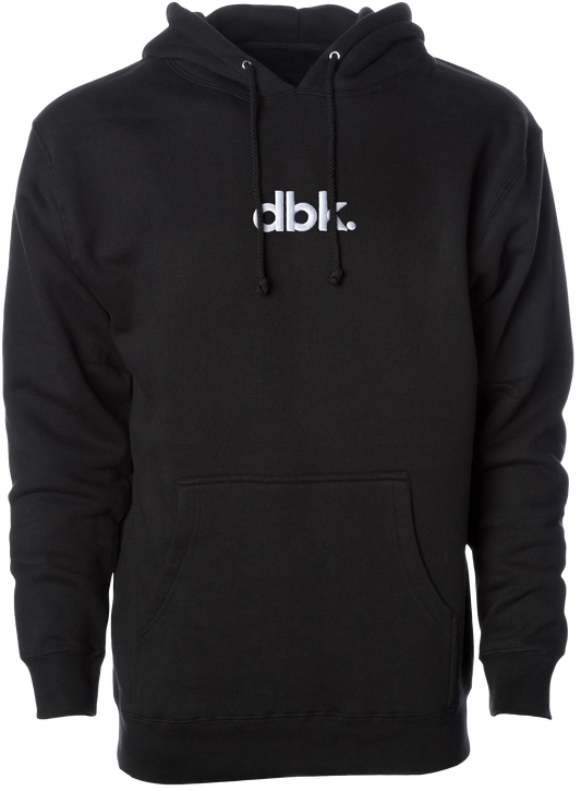 DBK Basics Hoodie in Black, 2X Size – Comfortable 10oz Cotton-Poly Blend