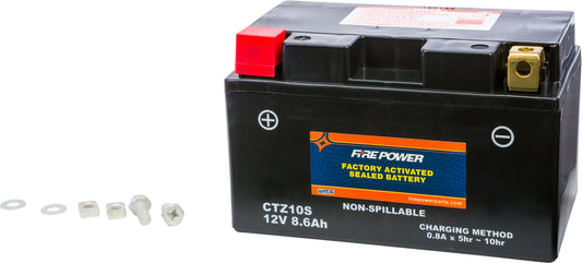 FIRE POWER CTZ10S Sealed Maintenance-Free Motorcycle Battery