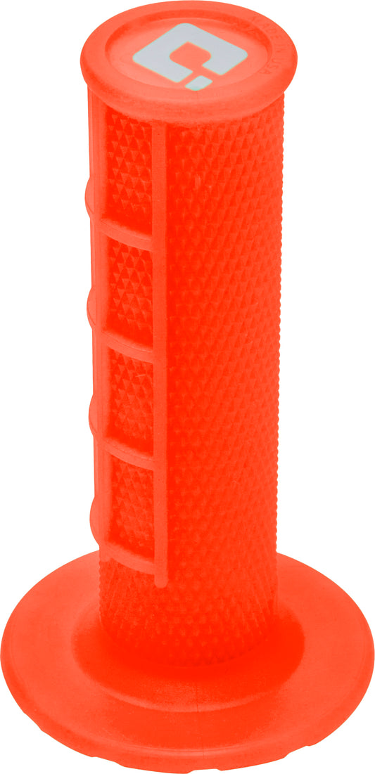 ODI Half Waffle Lock On Grip Orange - Part H36HWO for MX Bikes