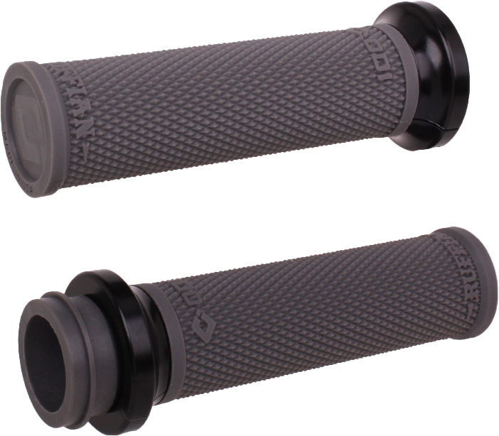 ODI Rufian Grips Tbw 1 inch Graphite/Black - Performance V-Twin Motorcycle Handlebar Grips
