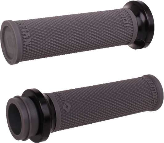 ODI Rufian Grips Tbw 1 inch Graphite/Black - Performance V-Twin Motorcycle Handlebar Grips