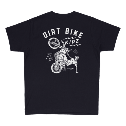 DBK 12 O'clock Youth Tee Navy YL - 6 oz 100% Cotton T-Shirt for Kids