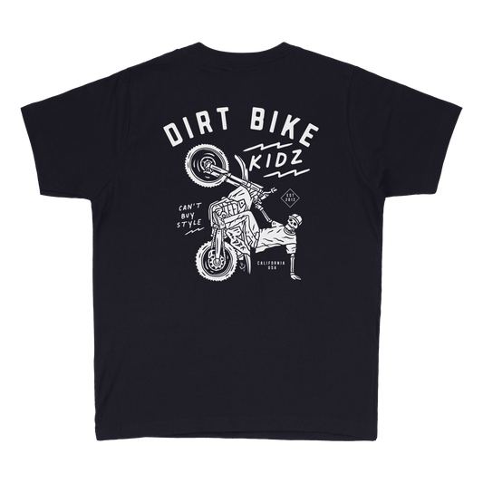DBK 12 O'clock Youth Tee Navy YL - 6 oz 100% Cotton T-Shirt for Kids