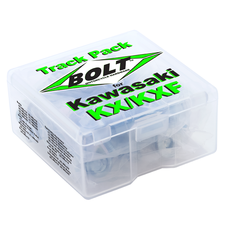 BOLT 48KXTP Kawasaki KX & KXF Full-Size Motorcycle Hardware Kit