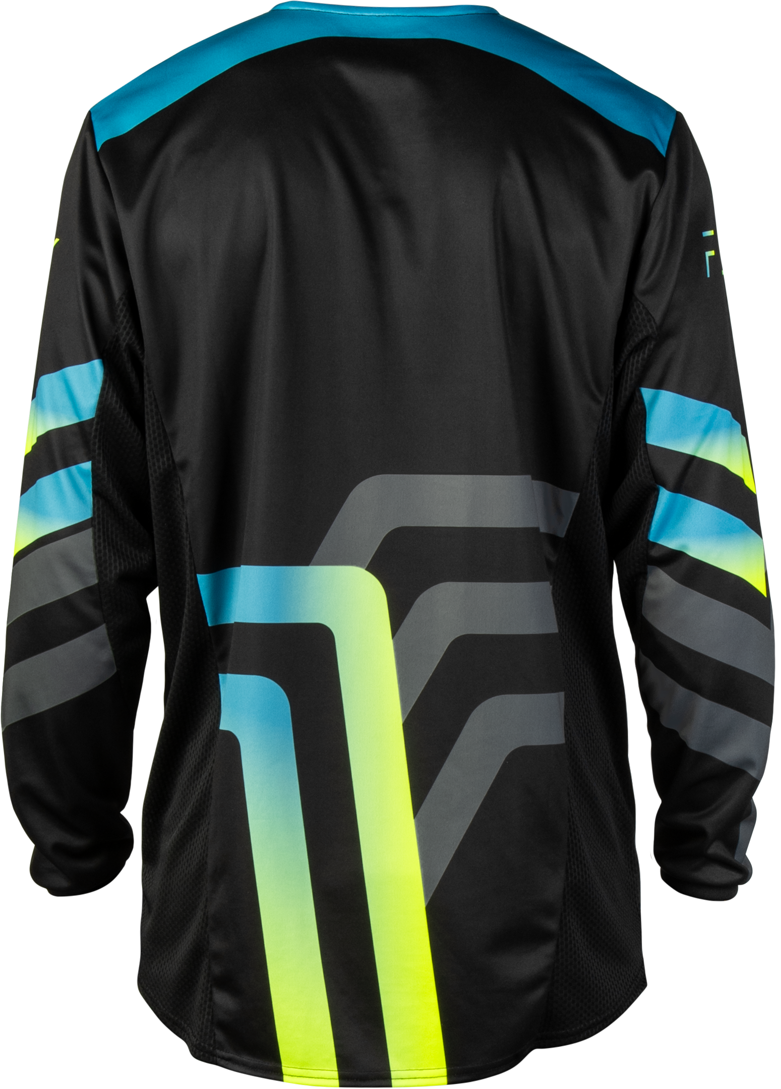 Kinetic Volt Jersey Black/Grey/Teal/Yellow 2x