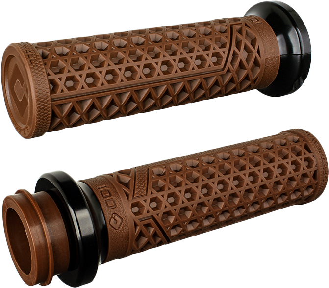 ODI Vans Signature Cable 1" Brown/Black V-Twin Lock-On Grip System