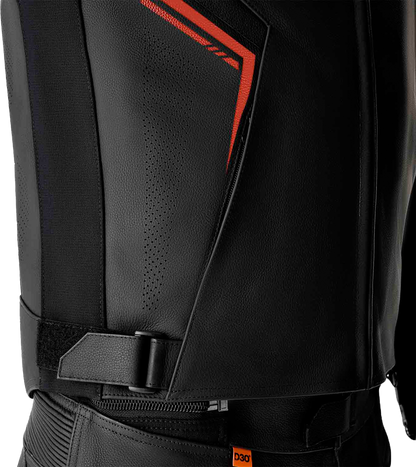 RST S1 D3o Leather Jacket Black, Gray & Red XL – Stylish Motorcycle Gear