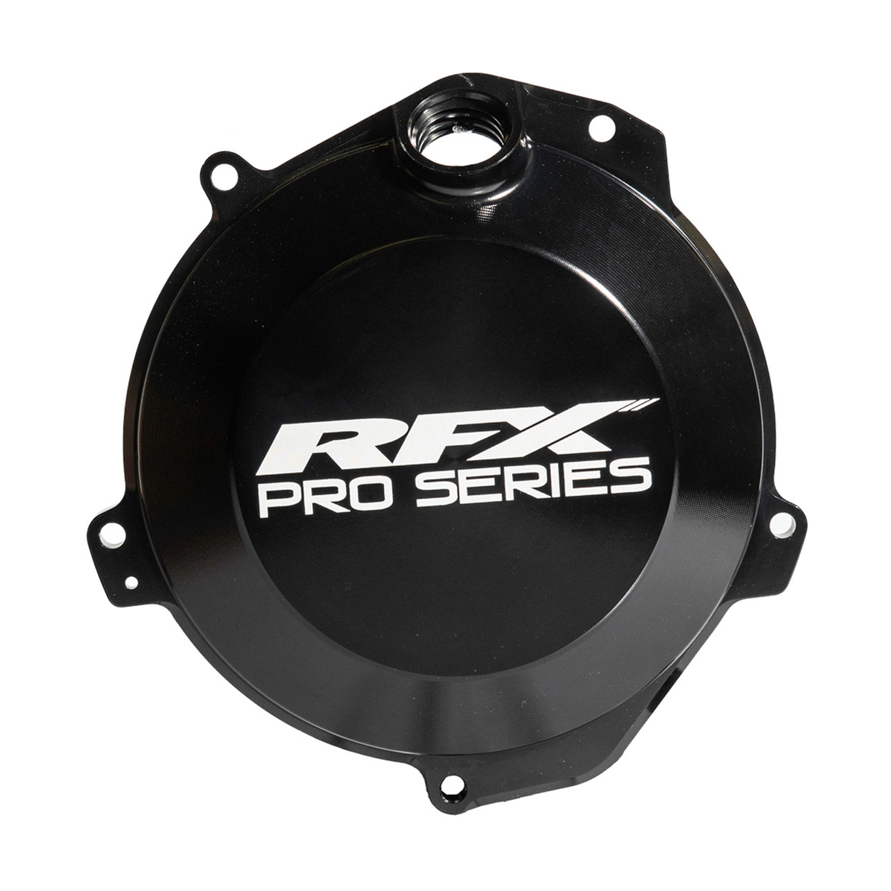 RFX FXCC 50600 99H2 Clutch Cover for KTM, Husqvarna, GasGas – Hard Anodized Black