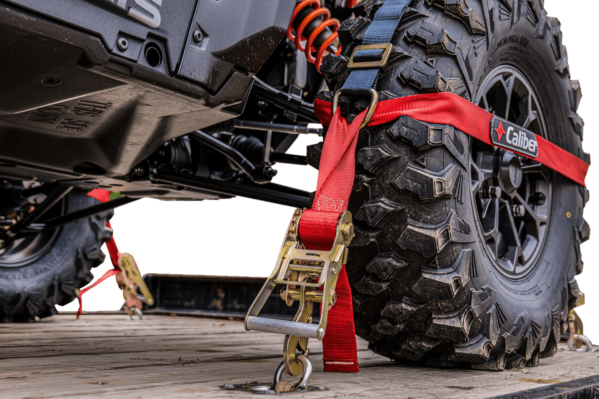 CALIBER TrailBlazer ORV Tie-Downs 4 Pack with Carry Bag 13594 - Kelly Motorsports