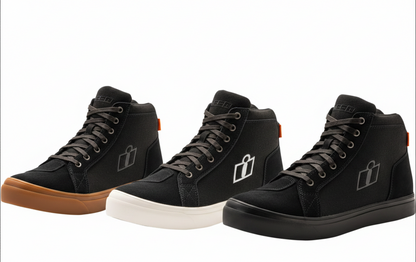 ICON Carga CE™ Boots - Durable Leather with D3O® Ankle Inserts and Slip