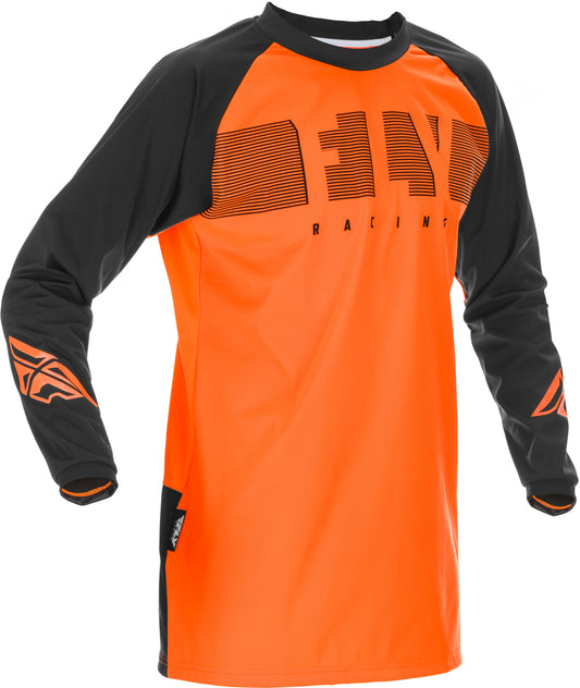 FLY Racing Windproof Technical Jersey Orange/Black Small - Versatile Cold Weather Performance