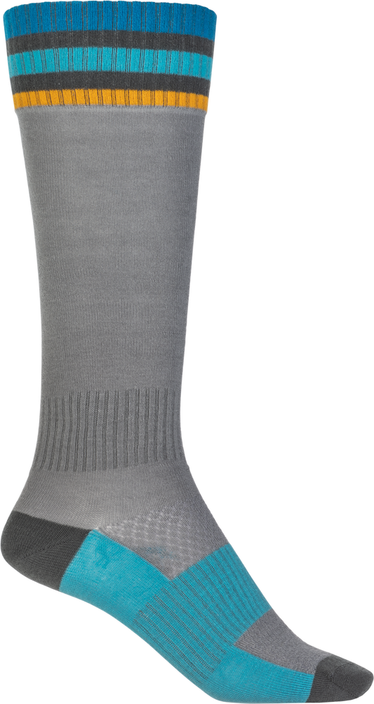 Mx Socks Thin Grey Lg/Xl