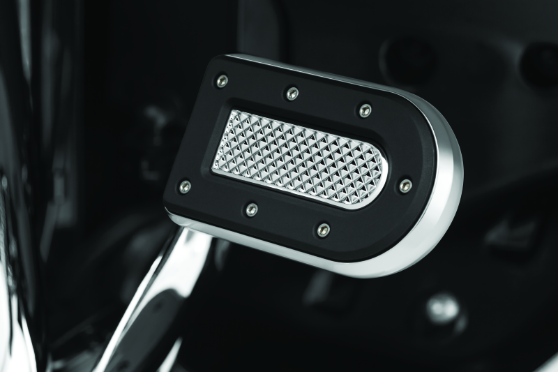 Kuryakyn Heavy Industry Brake Pedal Pad for FL Models with Chrome Finish Part #kur7039