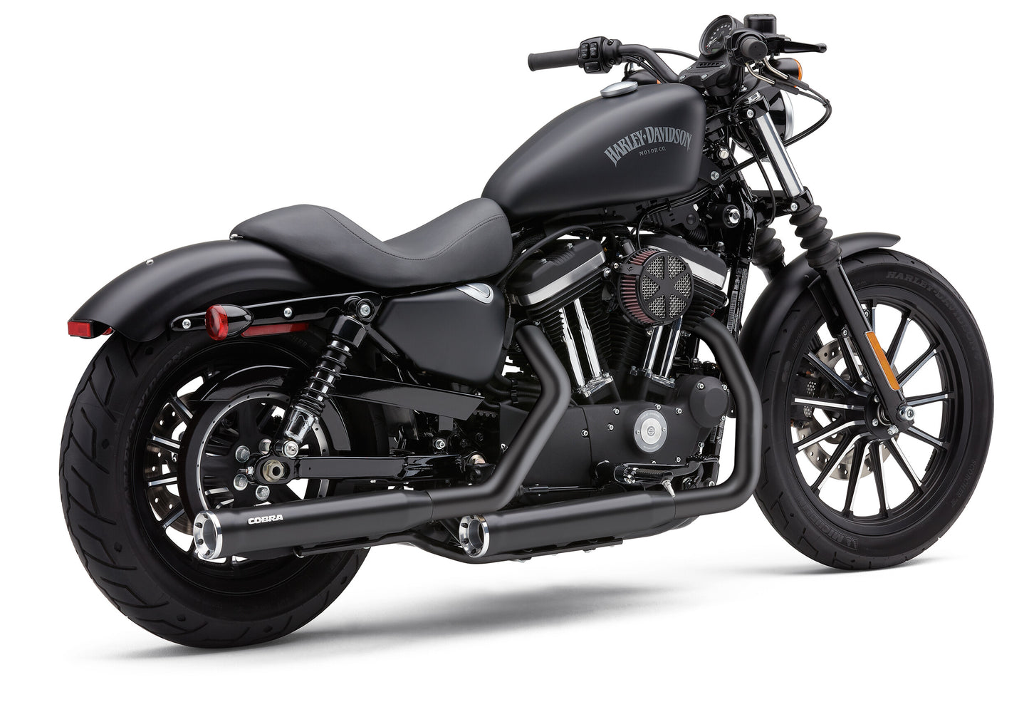 3" RPT SLIP-ONS BLACK SPORTSTER 04-13